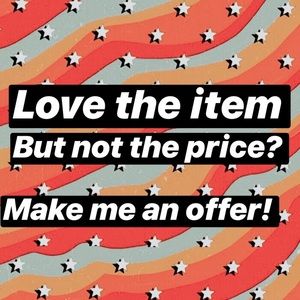 Accepting reasonable offers!